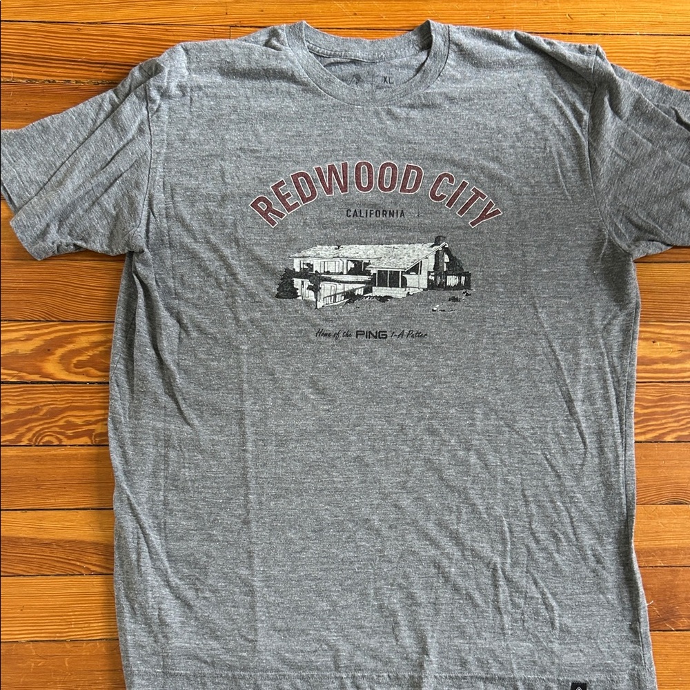 Ping Gray Redwood City Graphic Tee